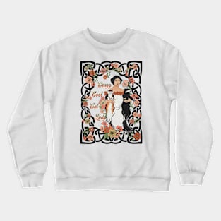 Crazy Cool Cat Lady Crewneck Sweatshirt